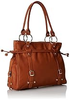 Claire Chase Catalina Ladies Leather Handbag, Computer Bag in Saddle
