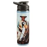 Vandor 15010 John Wayne 24-Ounce Stainless Steel Water Bottle, Multicolored