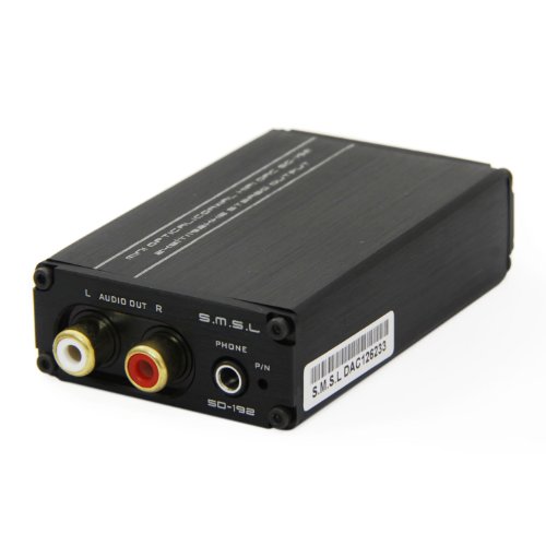 SMSL SD-192 CS8416+CS4344 Optical Coaxial TOSlink 192K 24Bit Mini DAC