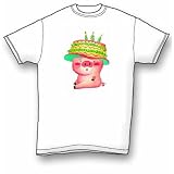 Pig with Birthday Cake Hat - Birthdays / Retirement / Age Toddler Shirt