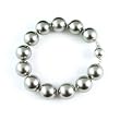 Single Strand 7-7.5 Inch 14MM Gray Shell Pearl Bracelet