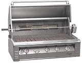Alfresco AGBQ42L 42 Built-in Gas Grill with 770 sq. in. Cooking Surface, Infrared Rotisserie Burner and Stainless Steel Grates: Liquid Propane