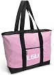 LSU Tigers Pink Tote Bag LSU - For Travel or Beach Best Unique Gift Ideas for Her, Women, or Ladies