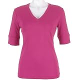 Plus Jones New York Plus Elbow Length Sleeve T-Shirt