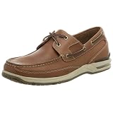 Rockport Mens Schooner Boat Shoe,Dark Tan,9.5 W