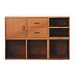 Foremost 340022 Modular 5-in-1 Shelf Cube Storage System, Honey