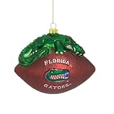 NCAA Florida Gators Glass Mascot Football 6