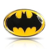 Batman 3d Yellow Metal Car Emblem