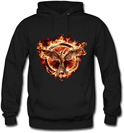 Yulooo Printing Custom The Hunger Games Kids Boys And Girls Classic Hoodie Sweatshirt Black