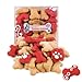 Valentine's Day Hearts & Bones Dog Treat Gift Box