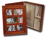 Jewelry Box with Picture Photo Frame Display Wall Mounted
