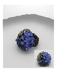 Cotton Waxed Thread Lapis Ring