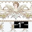 Edwardian St. Elizabeth - Blue Dollhouse Wallpaper