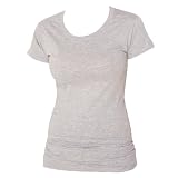 Soft Pink Solid color Classic Super soft 100% cotton longer womens and girls tee shirt.