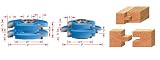 Amana SC554 Stile & Rail Cabinet Door Shaper Cutter Sets - 1 Material Thickness