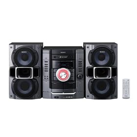 Sony MHCRG295 Mini Hifi System With 3CD/2Tape/AM&FM Tuner