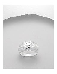 Leaf Ring In 92.5 Sterling Silver