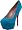 Teal Suede