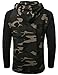 URBANCREWS Mens Hipster Hip Hop Raglan Pullover Hoodie w/ Kanga Pocket
