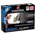 VisionTek VT26P256AGP HD2600 Pro 256MB AGP Radeon Graphics Card