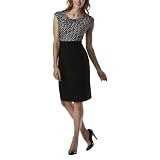 Merona® Collection Petites Deauvlle 2Fer Dress - Black Print