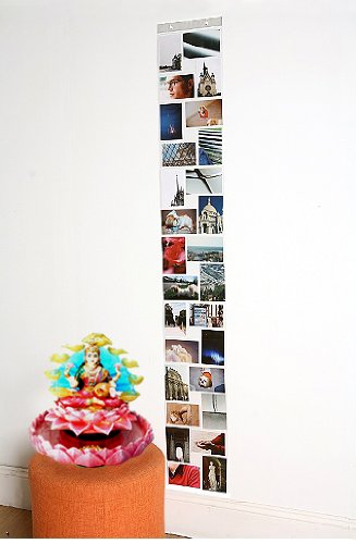 HAB & GUT (DV001) Fotovorhang mit 28 Taschen Hoch- und Querformat