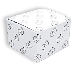 Platinum Wedding Rings - One Piece Gift Boxes (3" x 3" x 2")