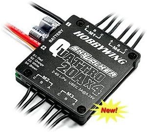 US Shipped Cheap Drones 20A Hobbywing SkyWalker Quattro 4-1 Electronic Speed Control ESC (Quadcopter) - Amazon Prime Shipping