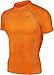 New 131 Orange Skin Tights Compression Base Layer Short Sleeve Mens T Shirt