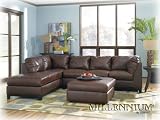 Emerson Bark Sectional By Ashley Furniture With Silver Shipping