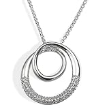 Goldmaid Damen-Collier mit Anhänger 925 Sterlingsilber 79 Zirkonia Pa C851S
