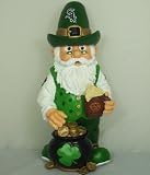 Chicago White Sox St. Patricks Day MLB Garden Gnome