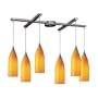 ELK Lighting 522-6CN 6 Light Cilindro Multi Pendants Island