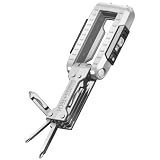 Swiss+Tech TFCSCR-PS Transformer Xi KeyChain MultiTool with Flashlight, Screwdriver, Work Light LEDs