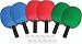 This special value 6-player set includes six deluxe poly paddles with rubber race and 12 balls.