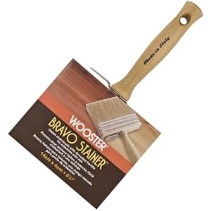 Wooster Brush F5116-5-1 2 Bravo Stainer Stain Brush, 5-1 2-Inch by