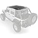 Smittybilt 95500 Cloak Extended Mesh Top (Long Brief) for 2007-2018 Jeep Wrangler JK 4-Door