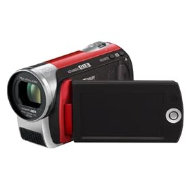 Panasonic SDR-S26 Flash Memory Camcorder With SD Card Slot - Red