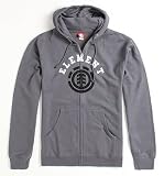 Element University Fullzip Hoodie (Large, Gray)