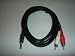 3.5mm Stereo Male to 2 RCA Male Cable 10 ft.