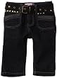 Pink Angel Girls 2-6X Stud Belt Skimmer Pant