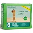 Chlorine Free Baby Diapers Size 6 (35lbs+) 22 Count
