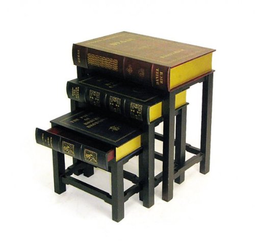 Wayborn Multi Color Book Nest Table