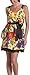 Kensie Women's Watercolor Floral Silk Dress,White Multi,Small