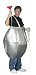 Beer Keg (Kegger) Man Adult Halloween Costume