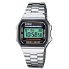 Casio Unisex-Armbanduhr Digital Silber A168WA-1YES