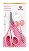 Mundial P1852B CushionSoft Special Edition Quilter's Duo 8-1/2-Inch and 5-1/2-Inch Ambidextrous Scissors, 2-Piece Set, Cream and Pink