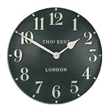 12 " Greenwich Black Clock