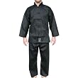 Kung Fu Uniform - Shock Wave Fighting Gear - Black