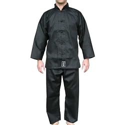 Kung Fu Uniform - Shock Wave Fighting Gear - Black